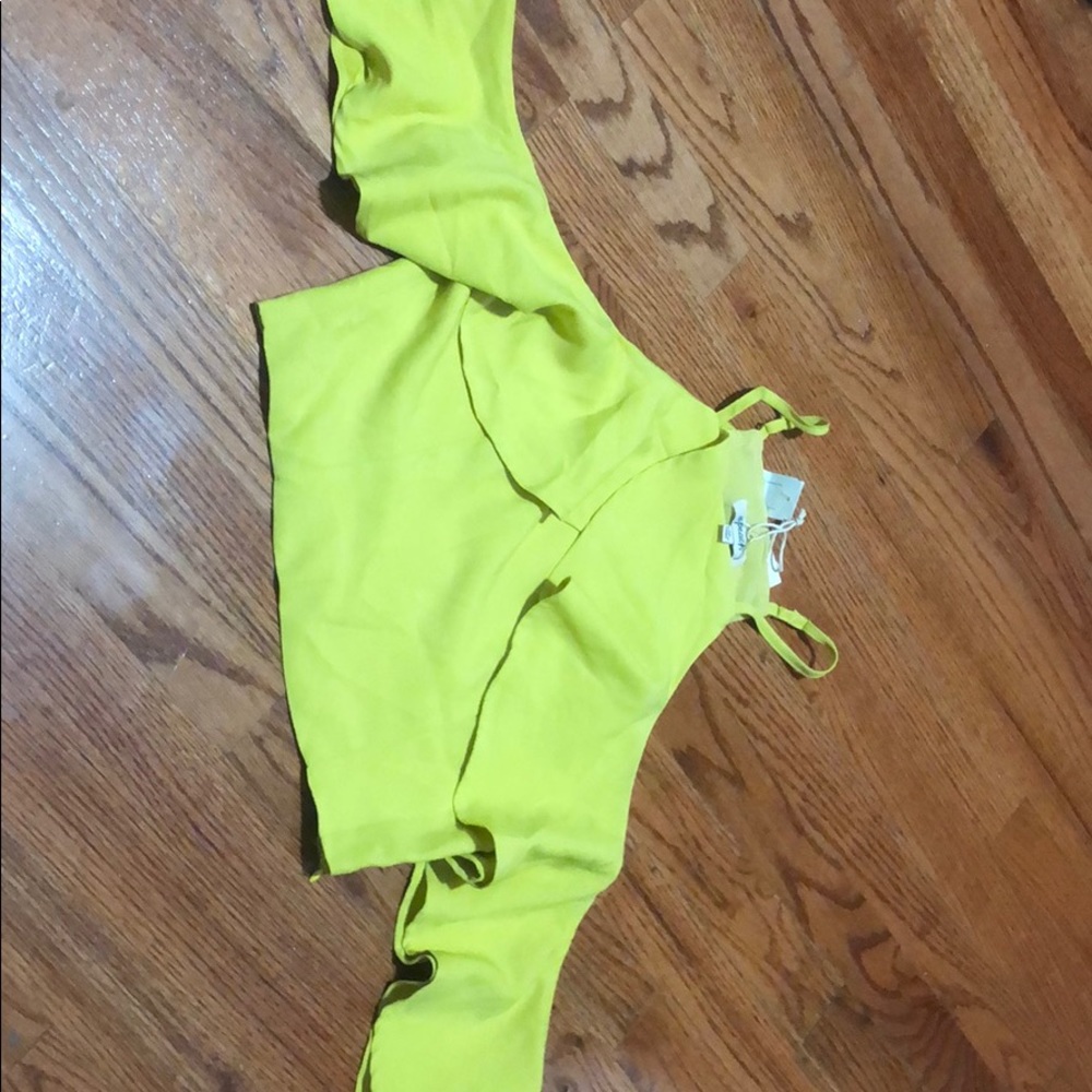 Like green crop top
